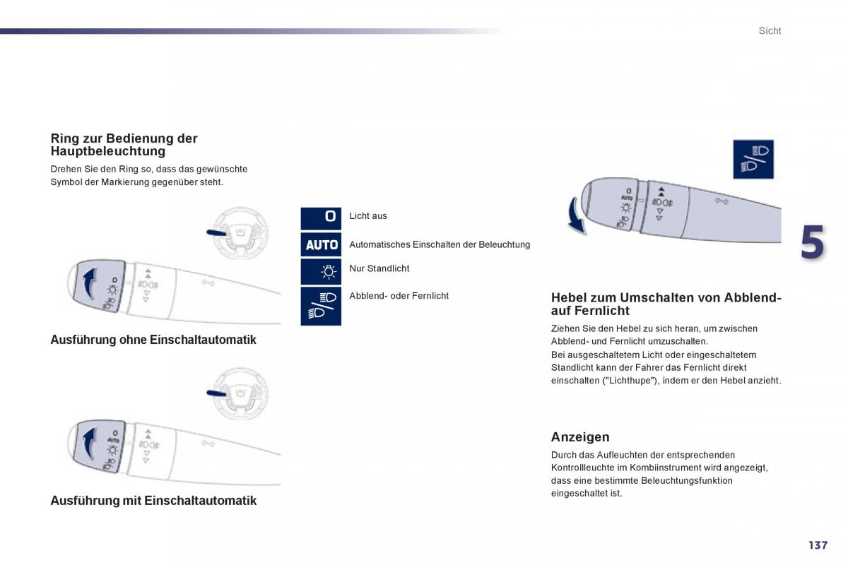 Peugeot 508 Handbuch / page 139