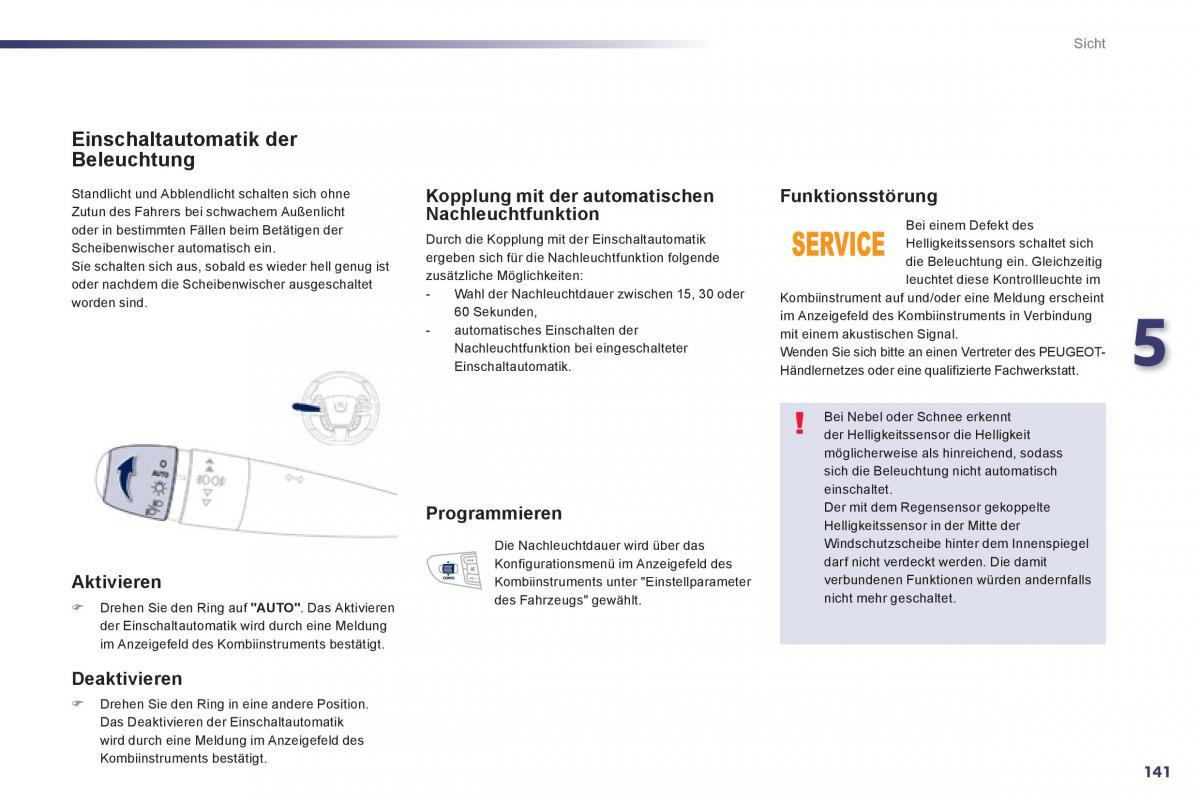 Peugeot 508 Handbuch / page 143