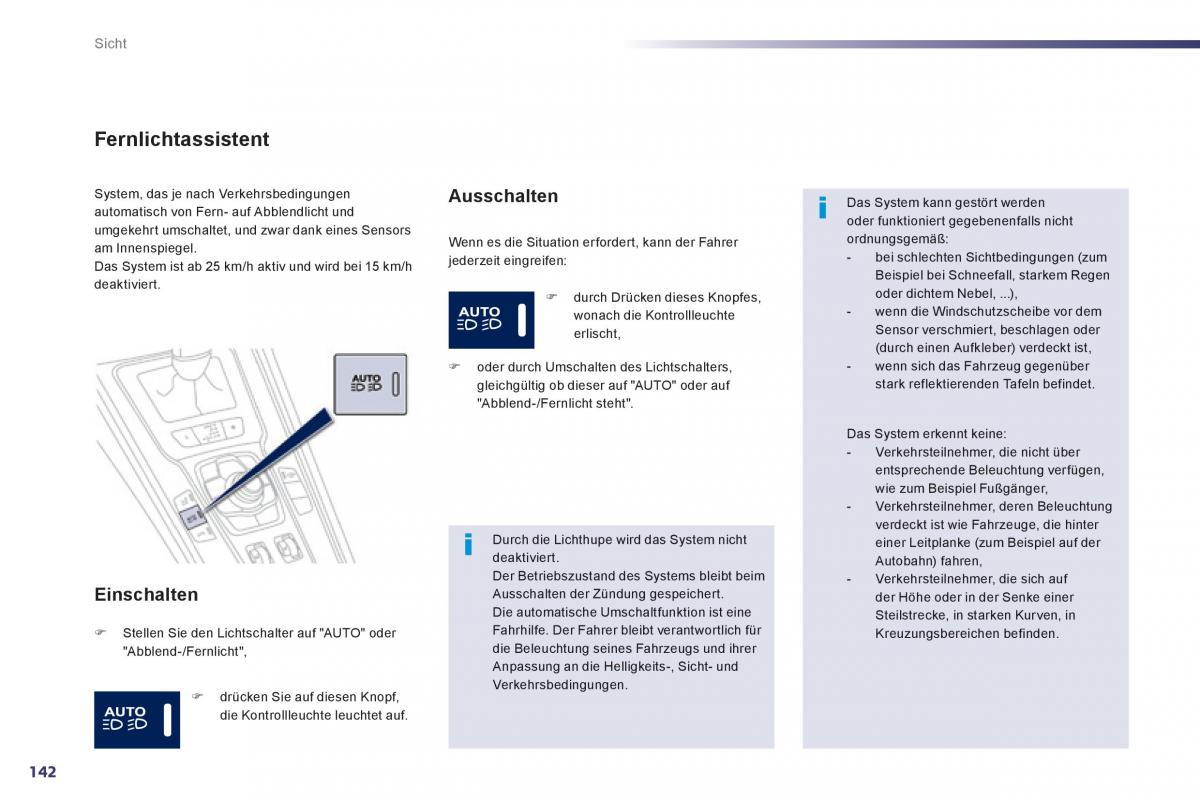 Peugeot 508 Handbuch / page 144