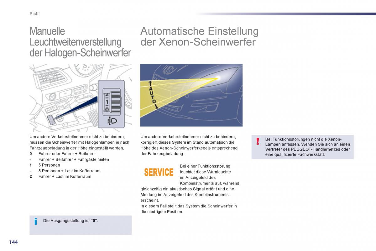 Peugeot 508 Handbuch / page 146