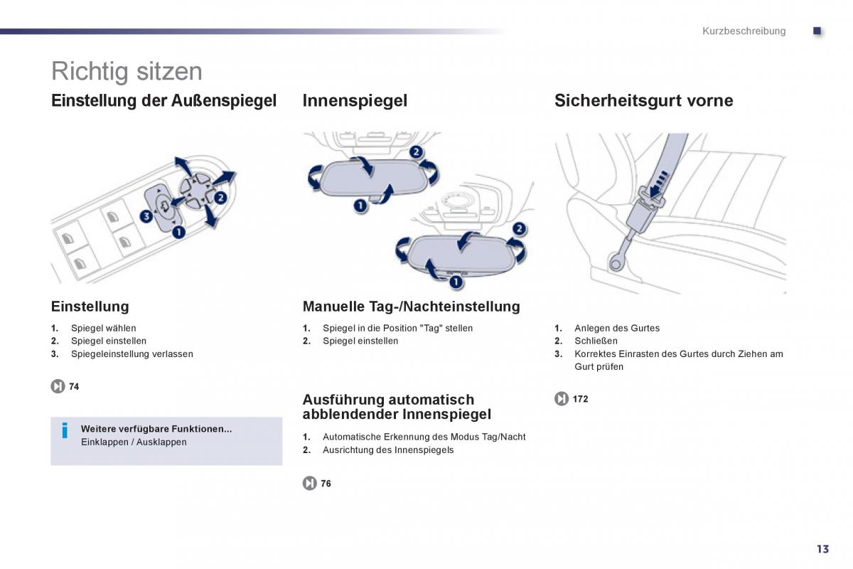 Peugeot 508 Handbuch / page 15