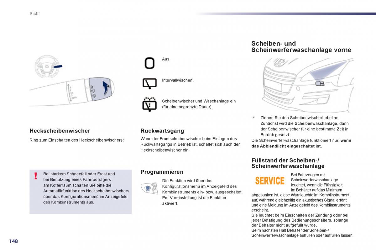 Peugeot 508 Handbuch / page 150