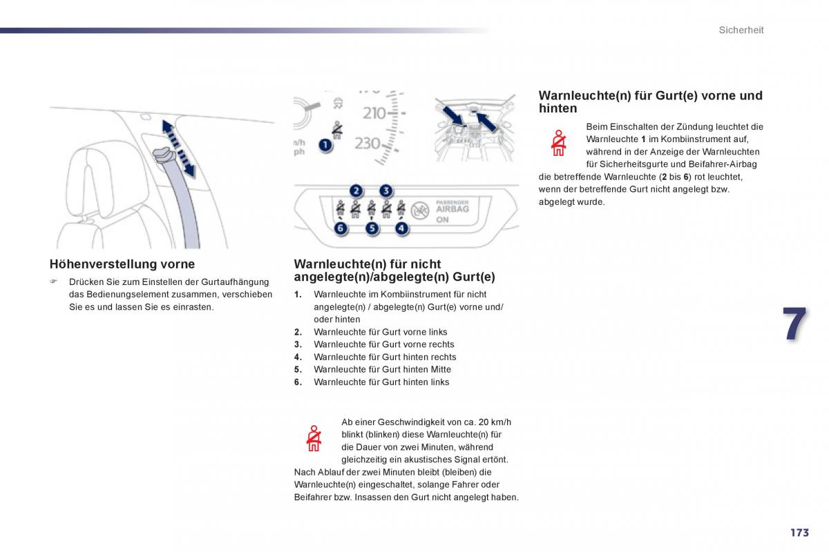 Peugeot 508 Handbuch / page 175