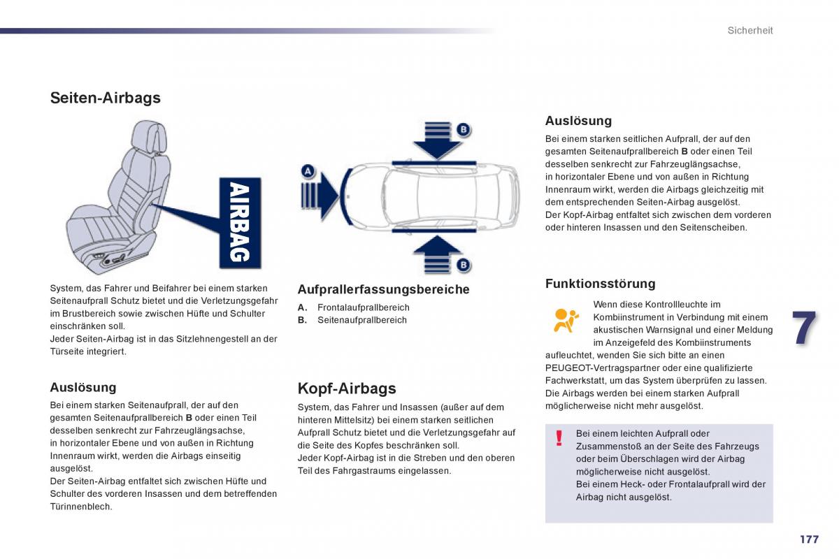 Peugeot 508 Handbuch / page 179