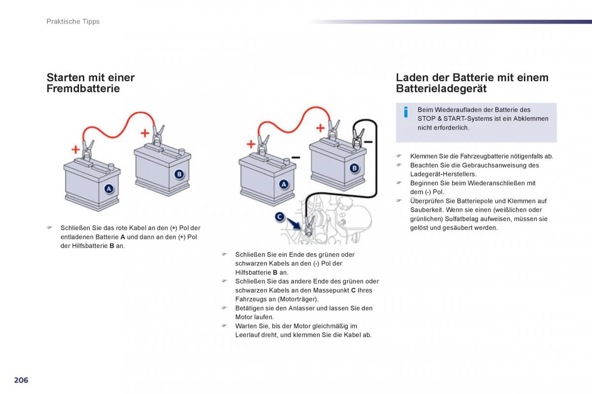 Peugeot 508 Handbuch / page 208