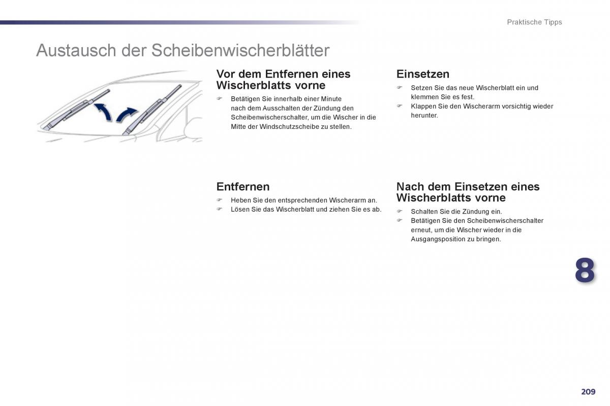 Peugeot 508 Handbuch / page 211