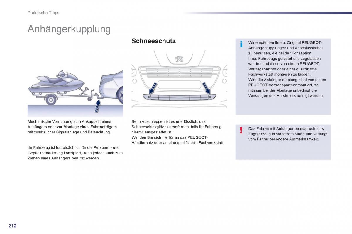 Peugeot 508 Handbuch / page 214