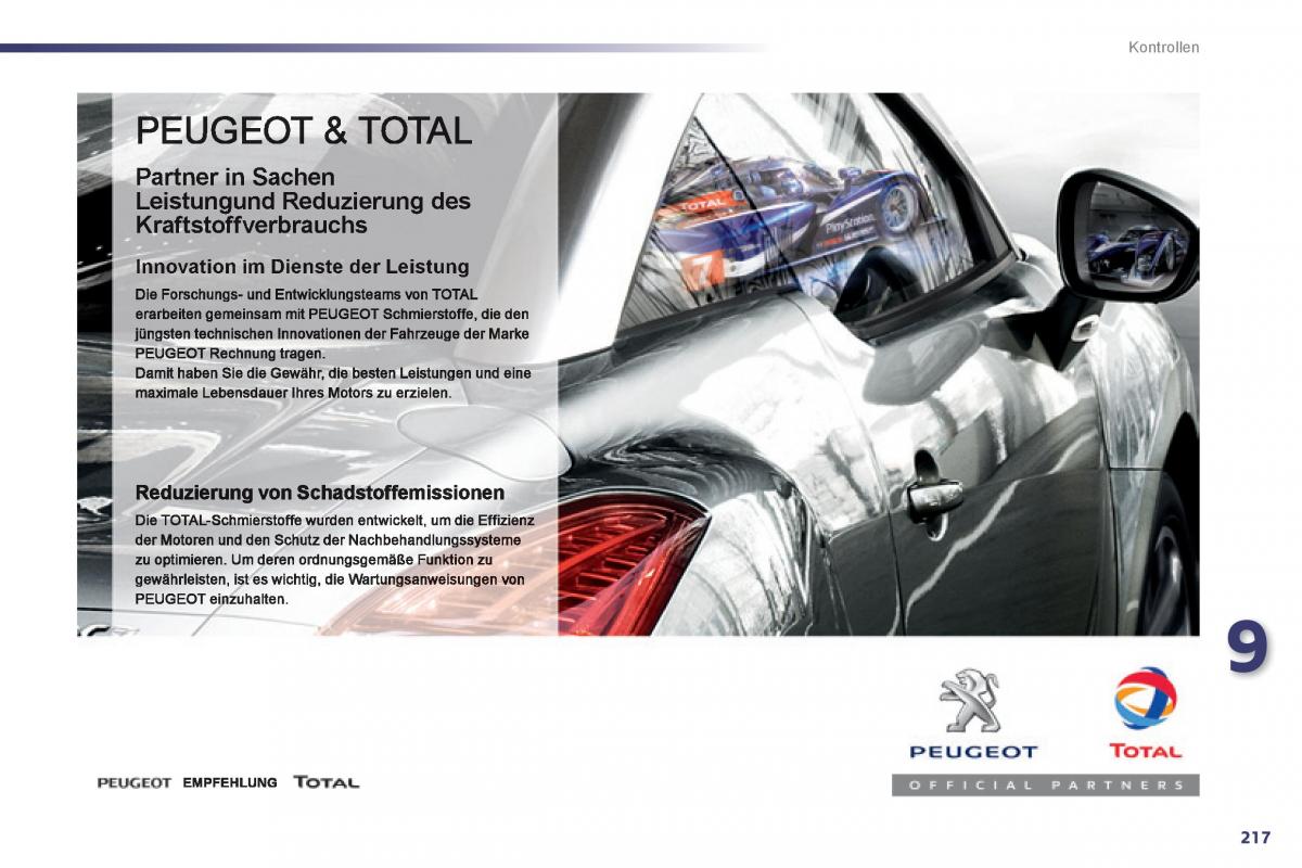 Peugeot 508 Handbuch / page 219