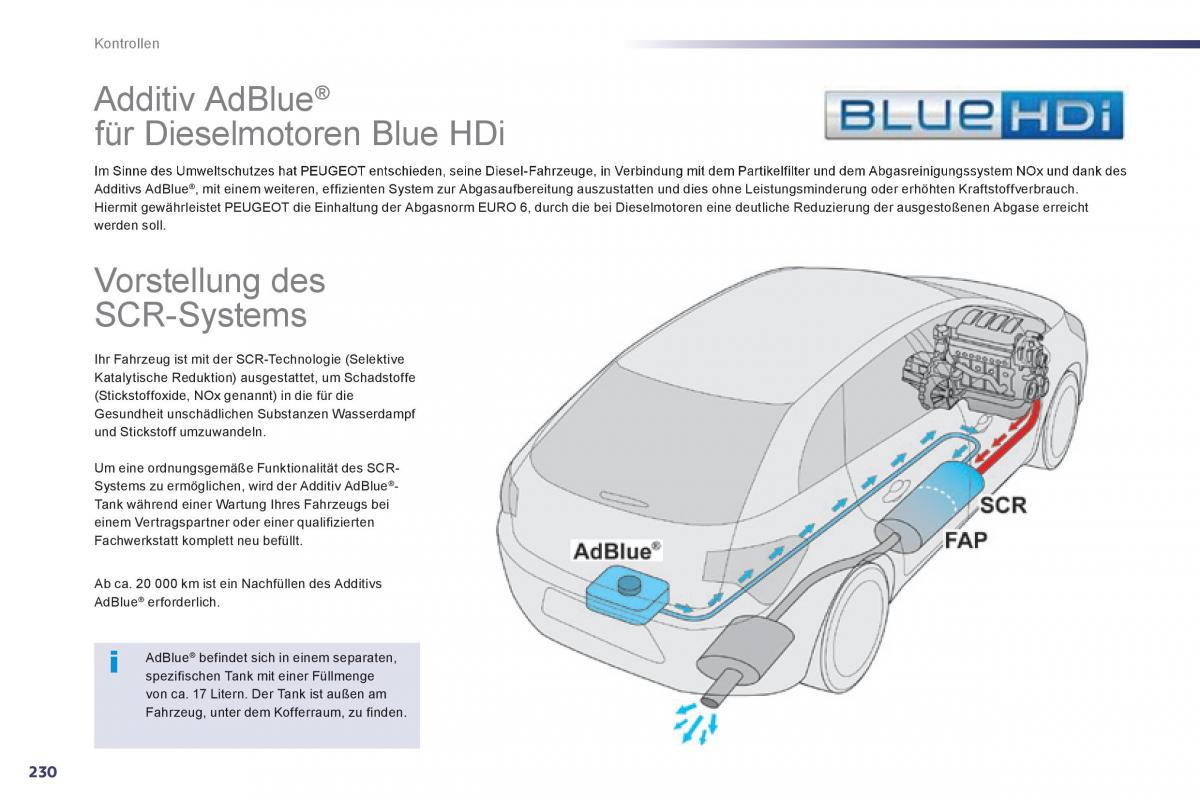 Peugeot 508 Handbuch / page 232