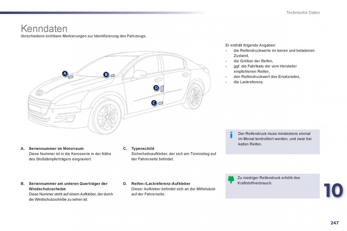 Peugeot 508 Handbuch / page 249