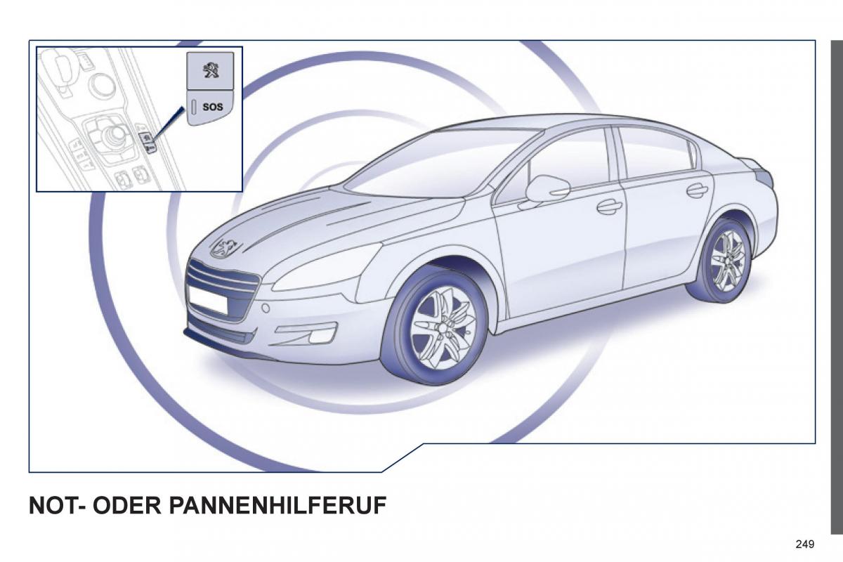 Peugeot 508 Handbuch / page 251