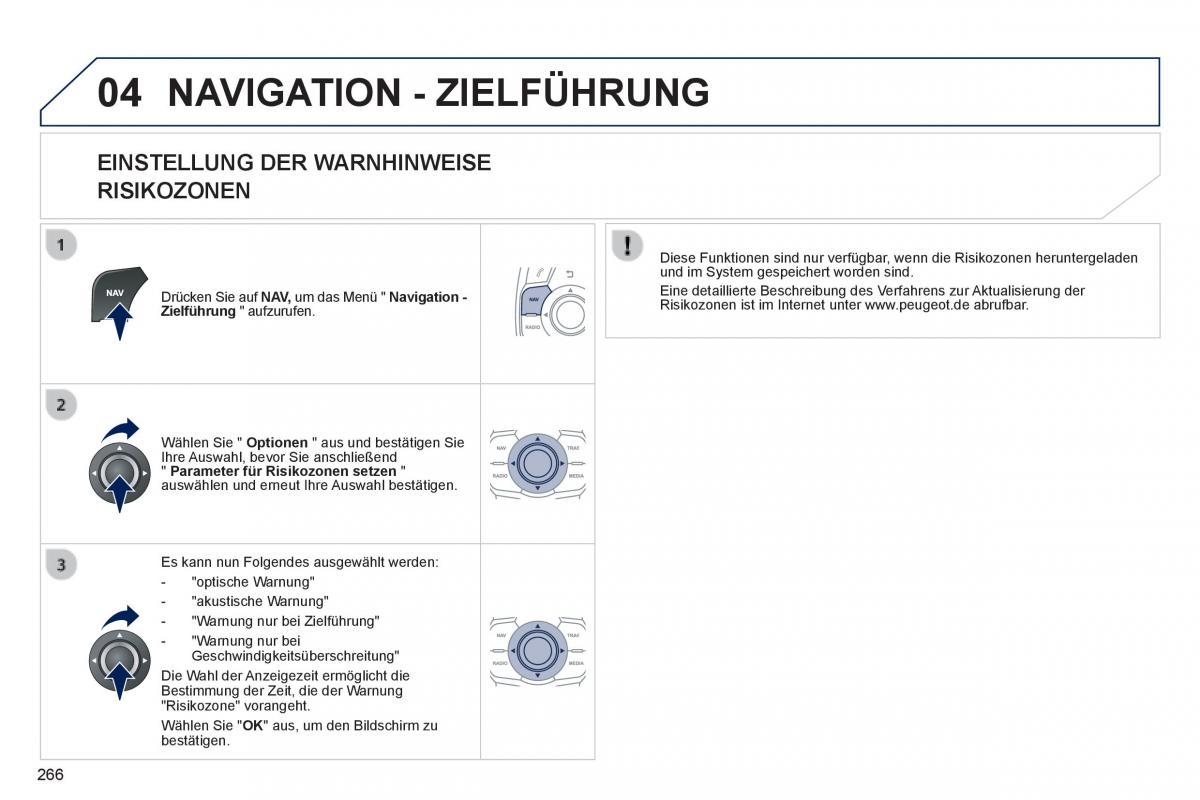 Peugeot 508 Handbuch / page 268