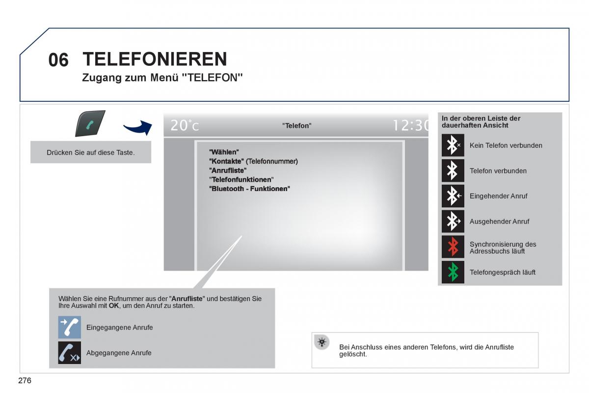 Peugeot 508 Handbuch / page 278