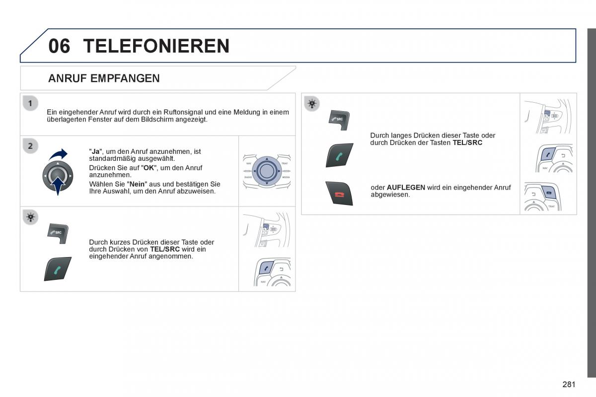 Peugeot 508 Handbuch / page 283