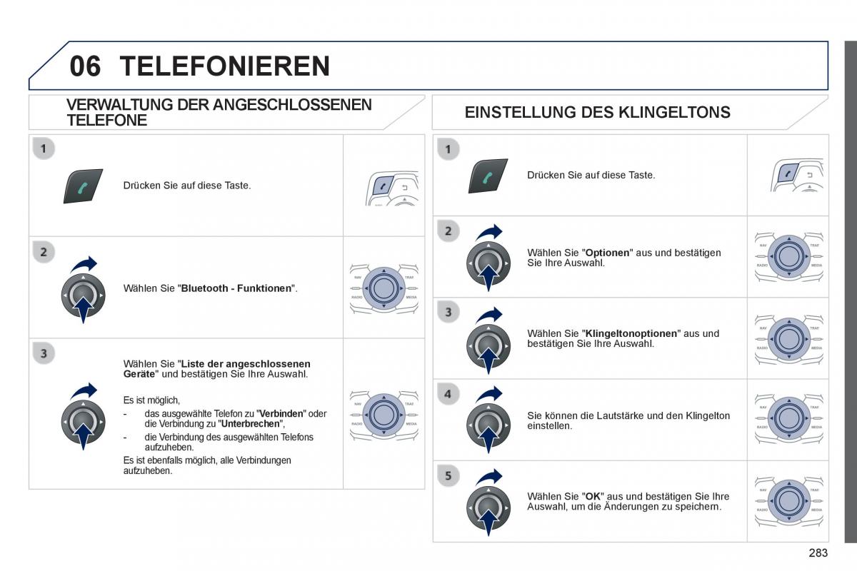 Peugeot 508 Handbuch / page 285