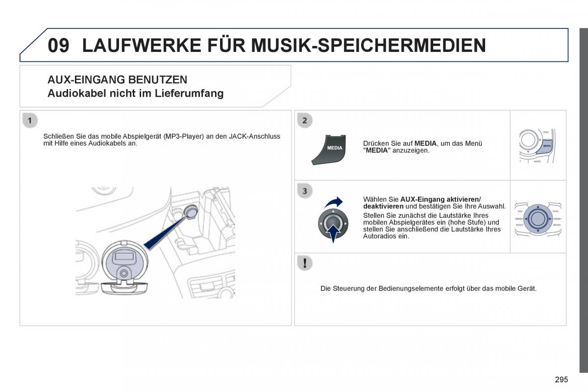 Peugeot 508 Handbuch / page 297