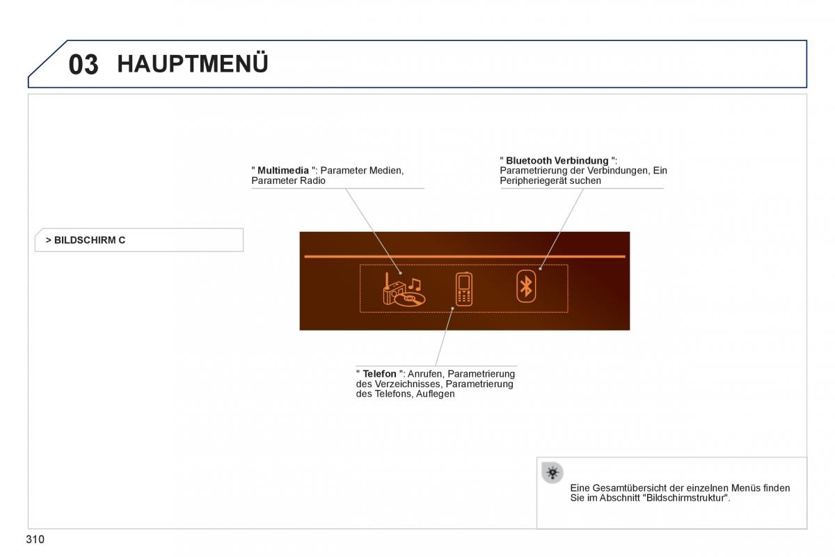 Peugeot 508 Handbuch / page 312