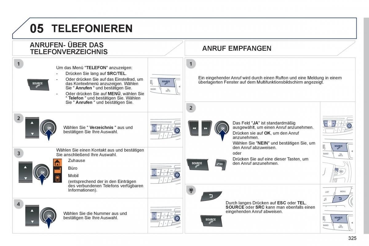 Peugeot 508 Handbuch / page 327