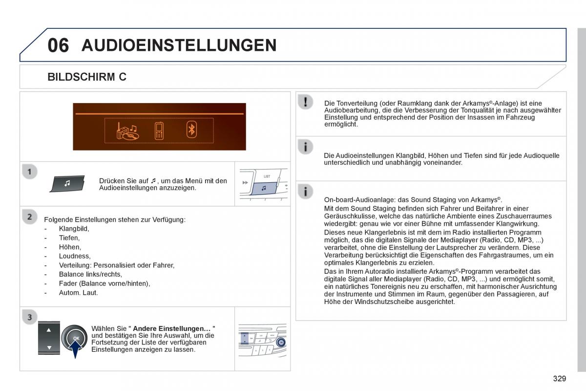 Peugeot 508 Handbuch / page 331