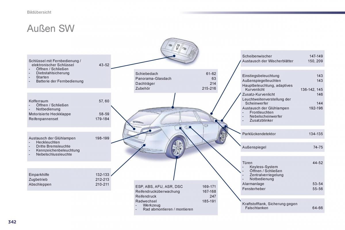 Peugeot 508 Handbuch / page 344