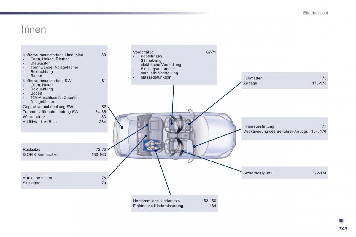 Peugeot 508 Handbuch / page 345