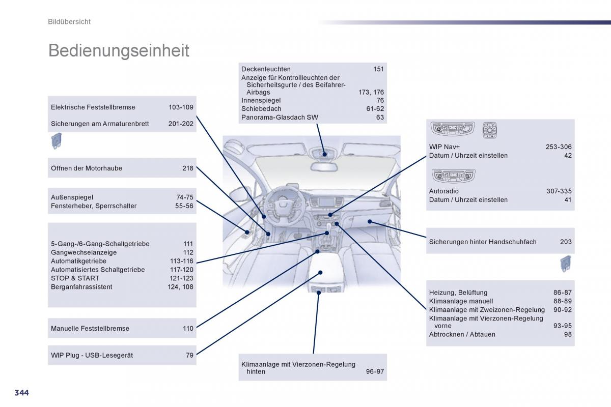 Peugeot 508 Handbuch / page 346