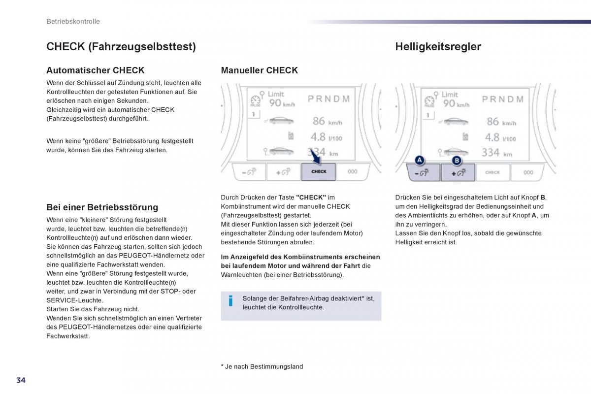 Peugeot 508 Handbuch / page 36