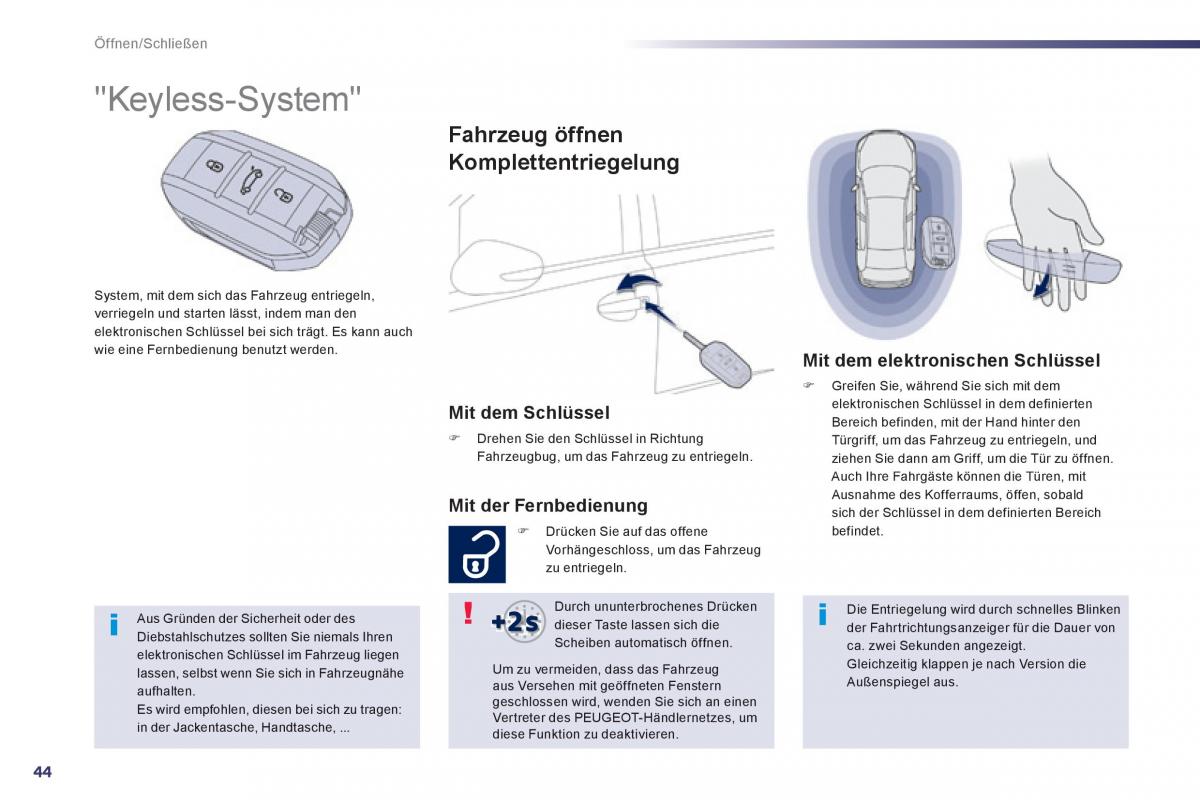 Peugeot 508 Handbuch / page 46