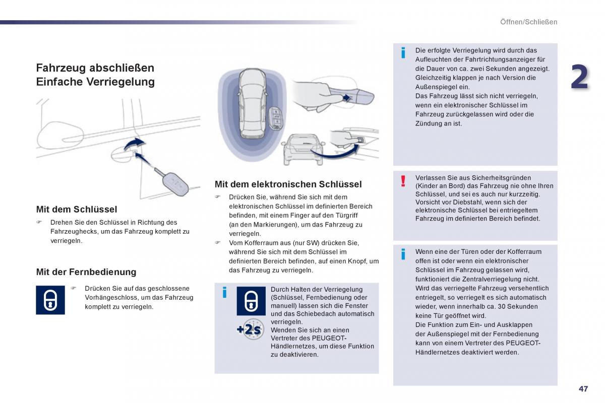 Peugeot 508 Handbuch / page 49