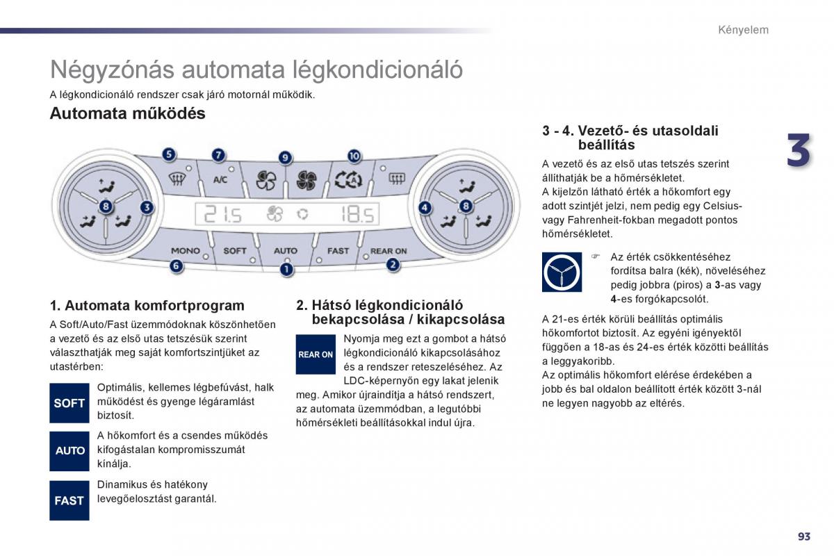 Peugeot 508 Kezelesi utmutato / page 95