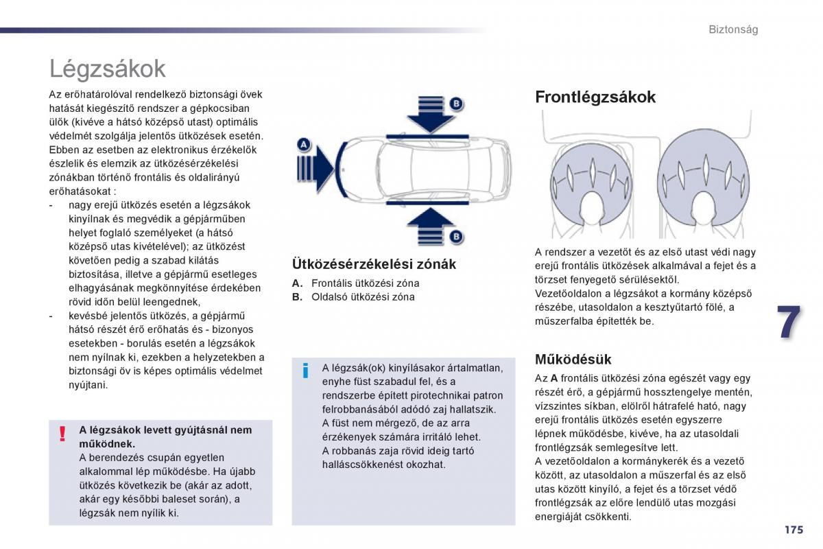 Peugeot 508 Kezelesi utmutato / page 177