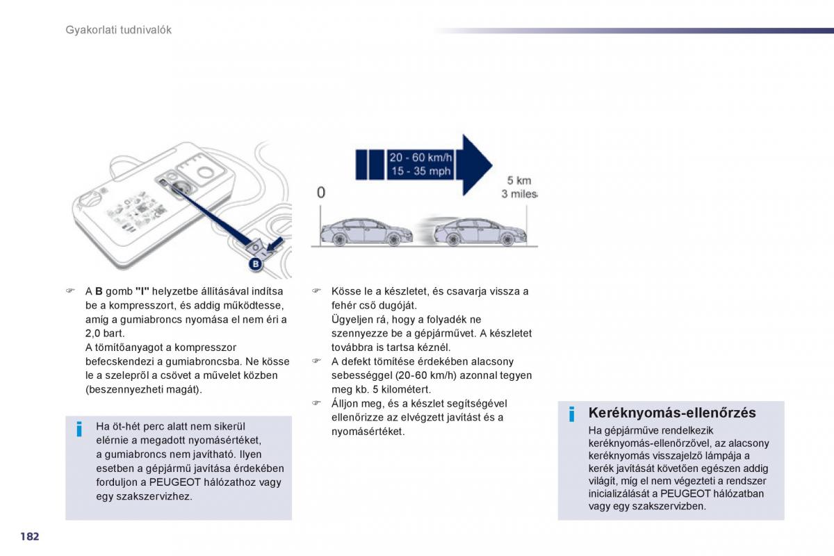 Peugeot 508 Kezelesi utmutato / page 184