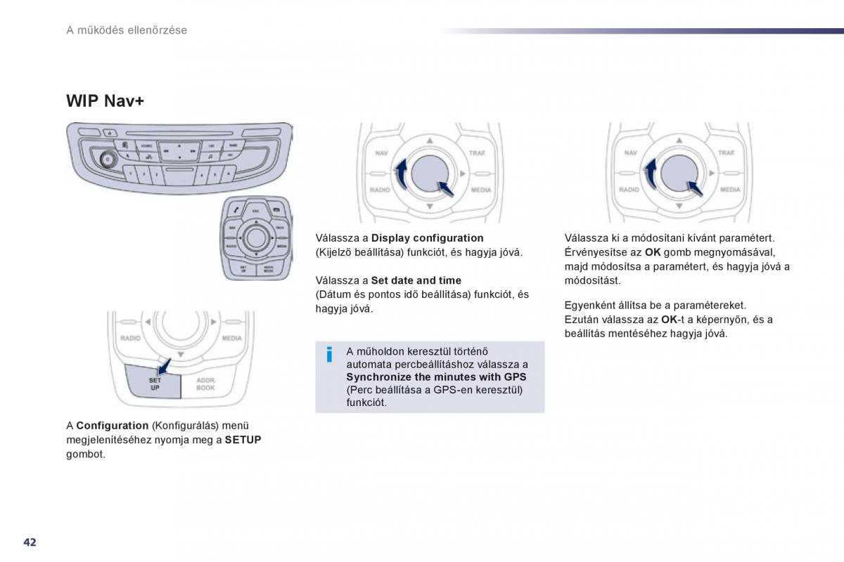 Peugeot 508 Kezelesi utmutato / page 44