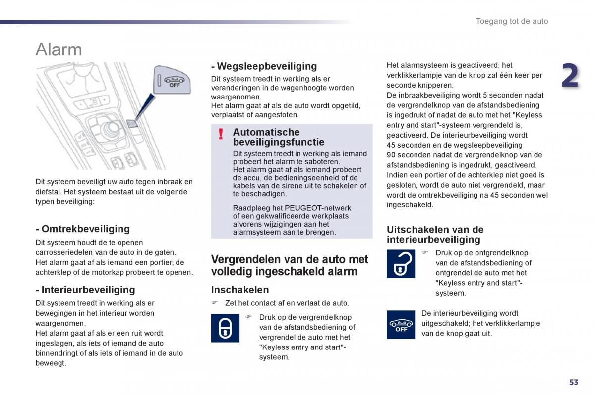 Peugeot 508 handleiding / page 55