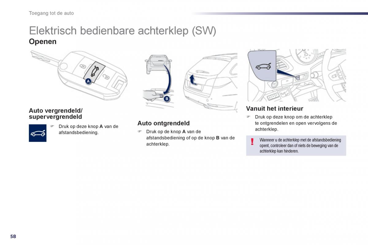 Peugeot 508 handleiding / page 60