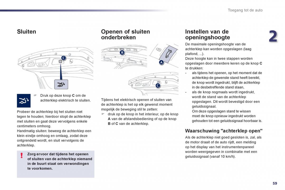 Peugeot 508 handleiding / page 61