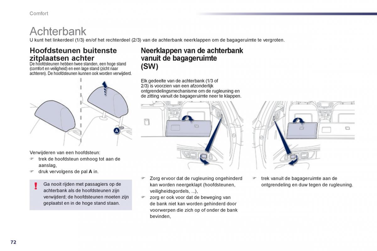 Peugeot 508 handleiding / page 74