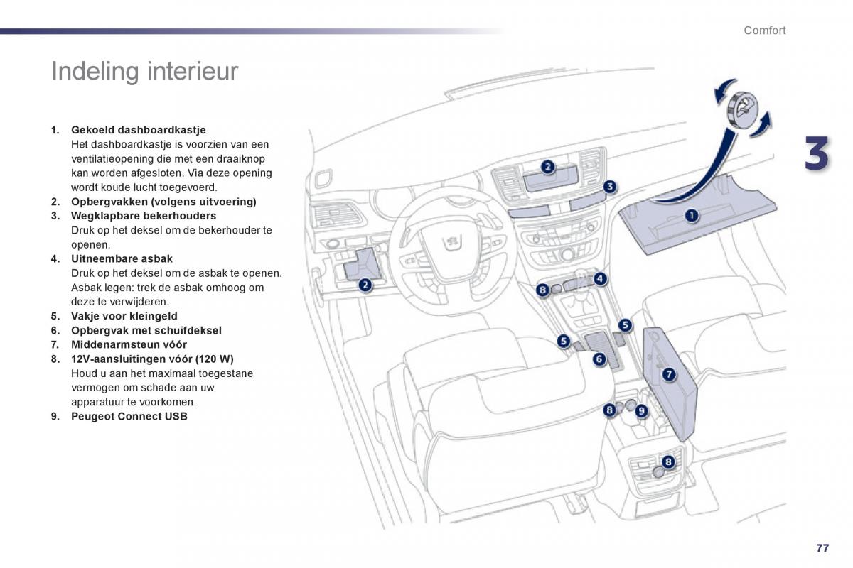 Peugeot 508 handleiding / page 79