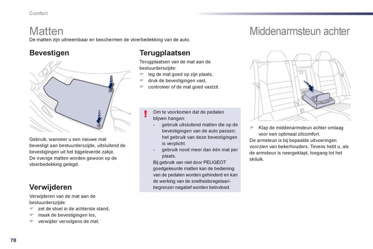 Peugeot 508 handleiding / page 80