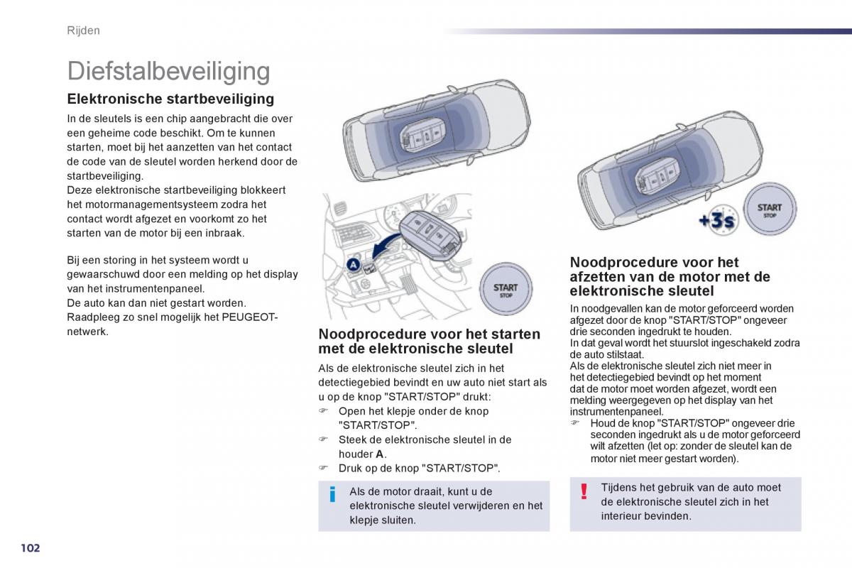 Peugeot 508 handleiding / page 104