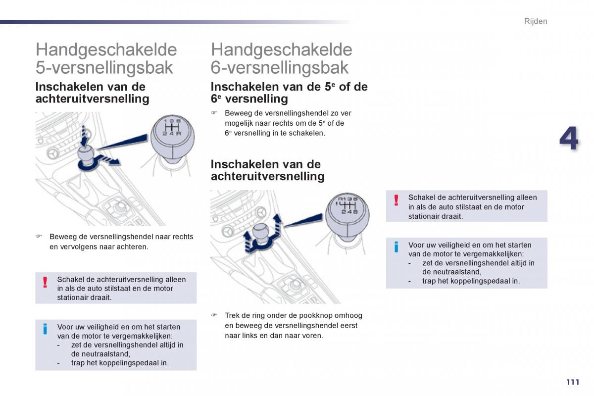 Peugeot 508 handleiding / page 113