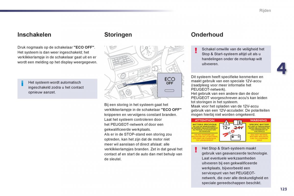 Peugeot 508 handleiding / page 125