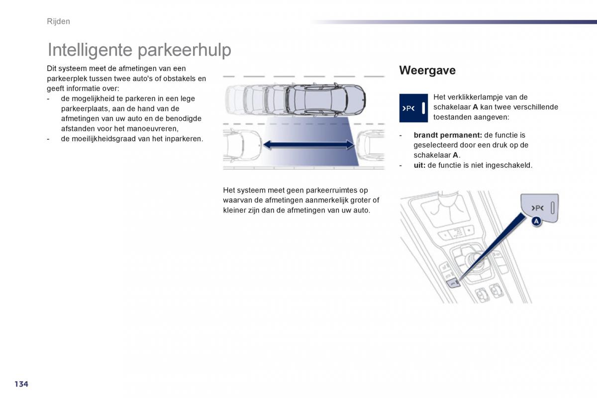 Peugeot 508 handleiding / page 136