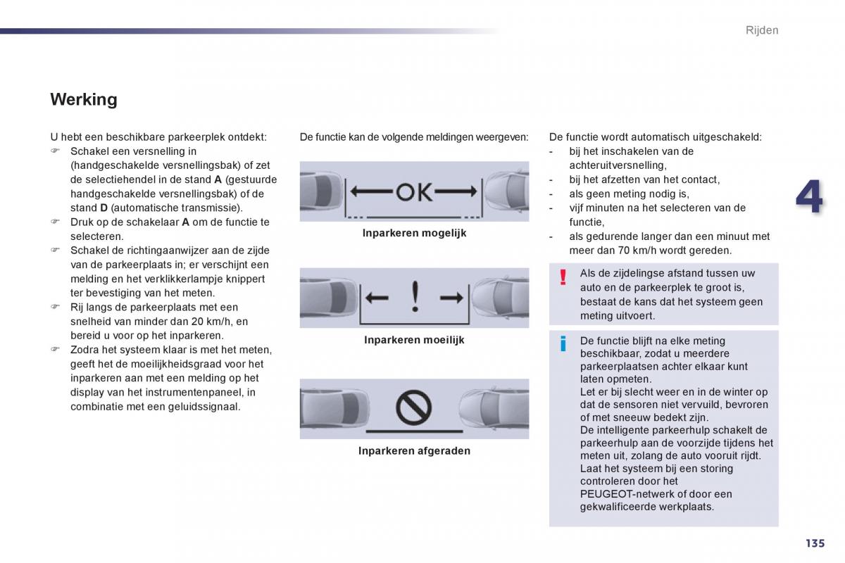 Peugeot 508 handleiding / page 137