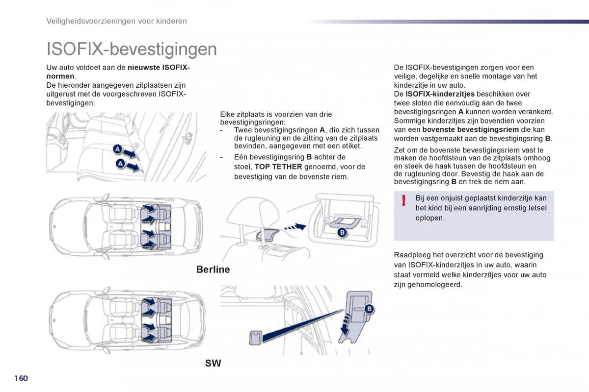 Peugeot 508 handleiding / page 162