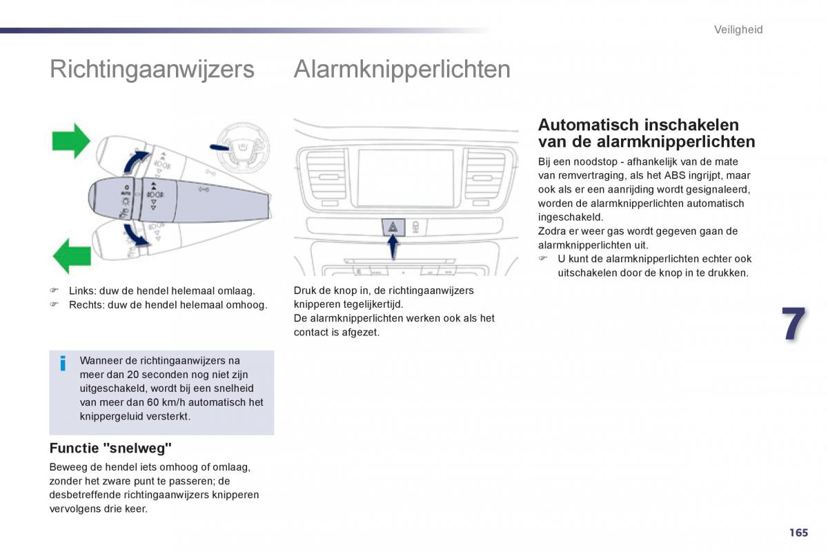 Peugeot 508 handleiding / page 167