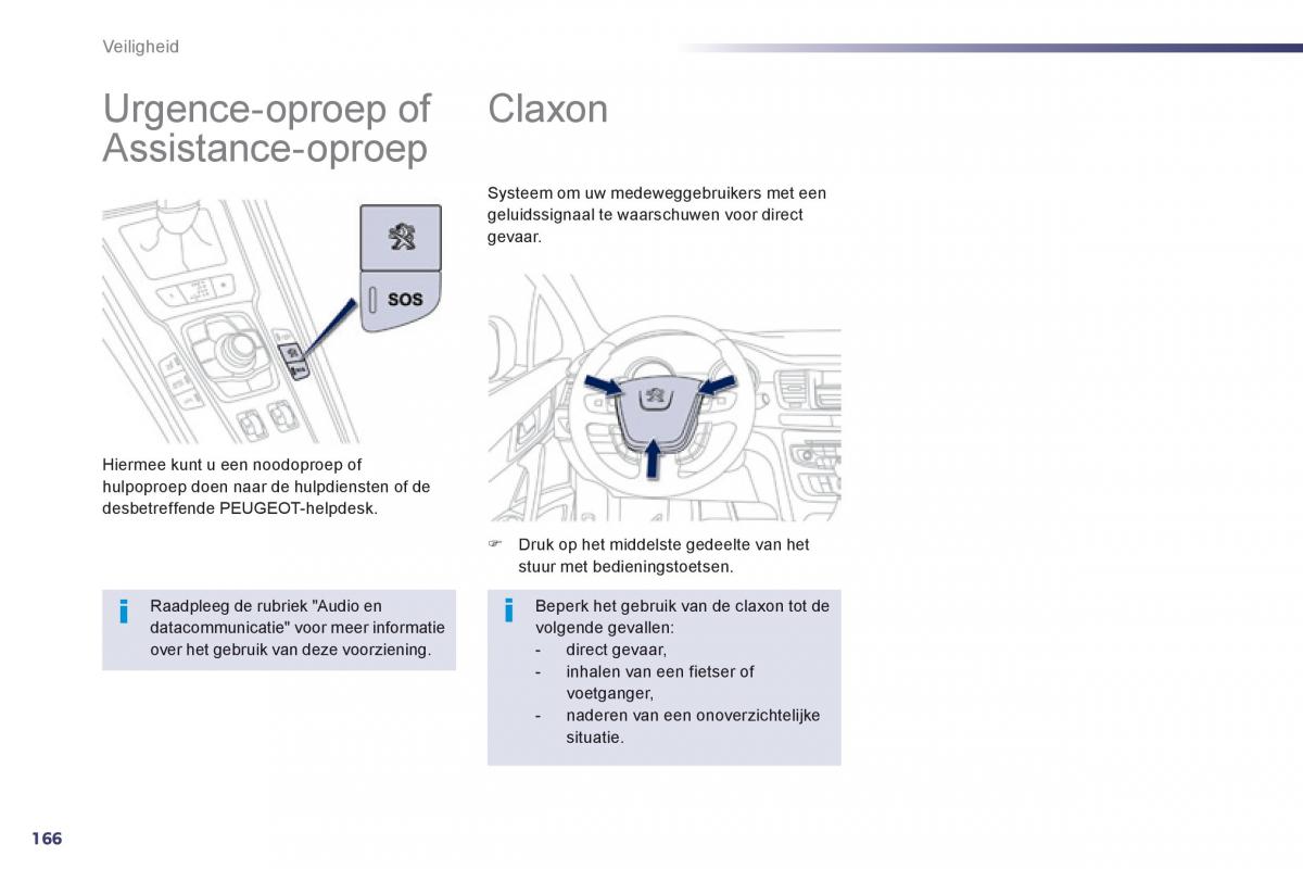 Peugeot 508 handleiding / page 168