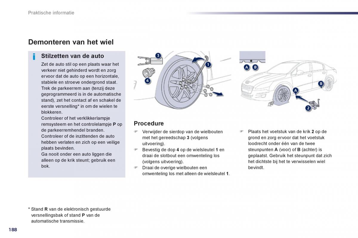 Peugeot 508 handleiding / page 190