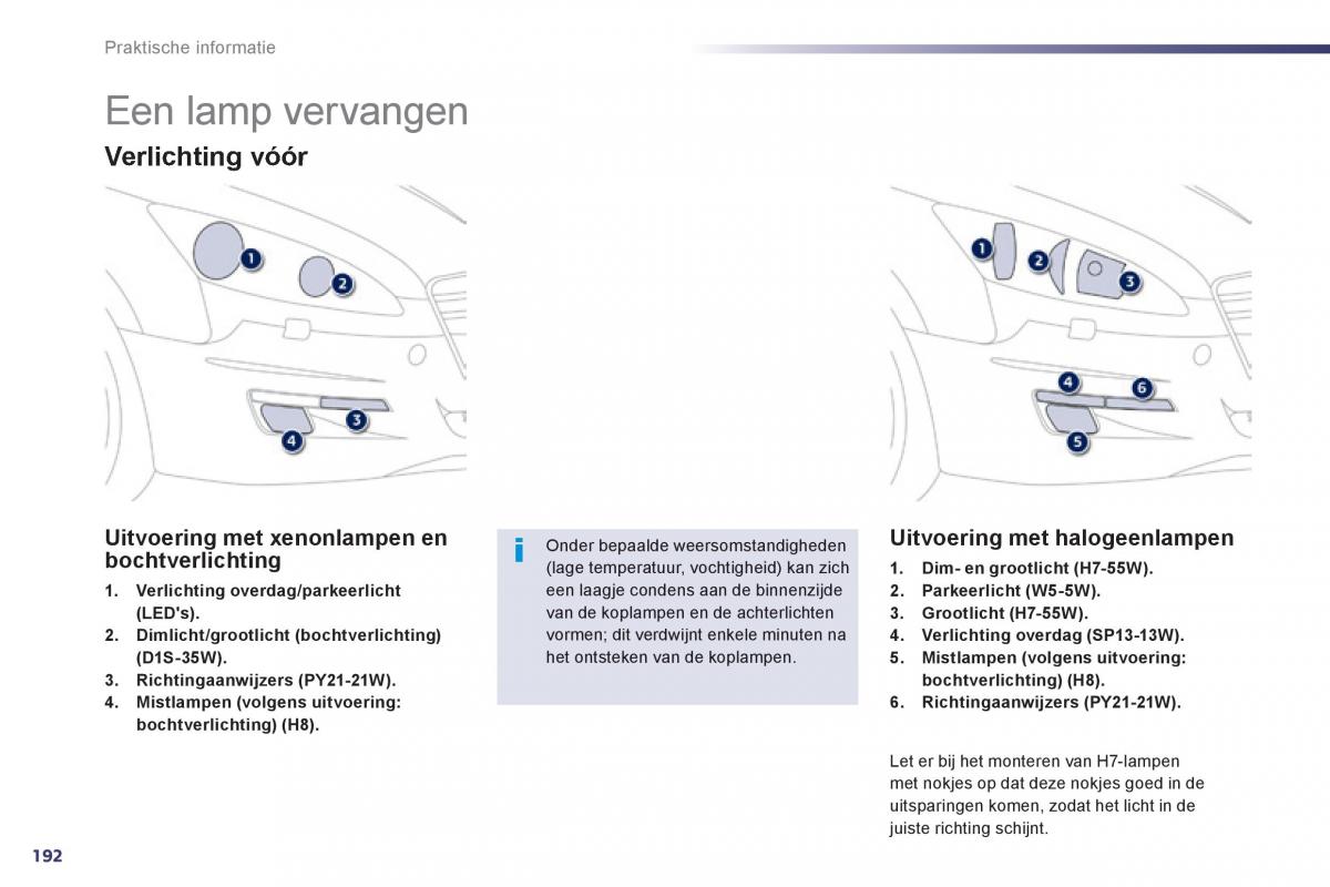 Peugeot 508 handleiding / page 194