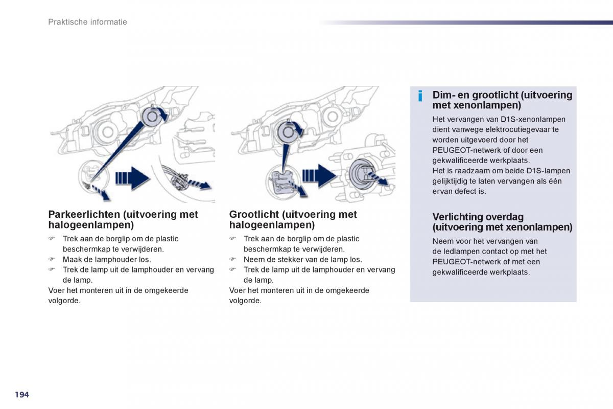 Peugeot 508 handleiding / page 196
